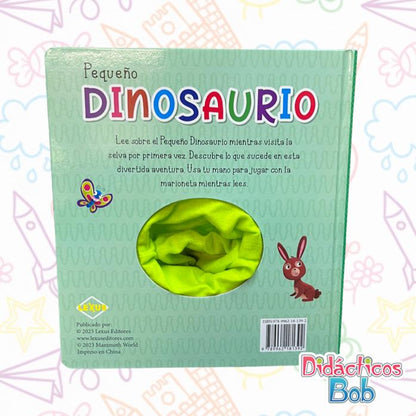 Libro Titere Pequeño Dinosaurio